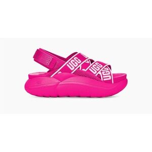 UGG Pink Platform Sandals with Adjustable Straps